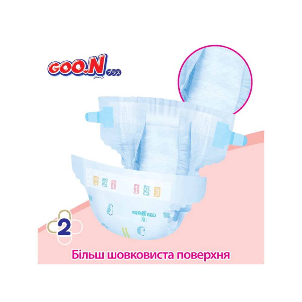 Подгузник GOO.N Plus Big 12-20 кг розмір XL на липучках 42 шт (843337)