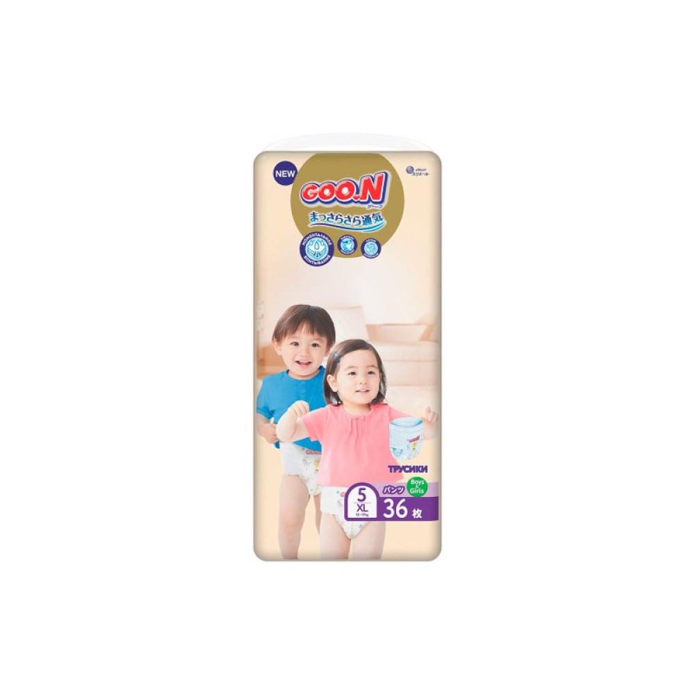 Подгузник GOO.N Premium Soft 12-20 кг размер XL трусики 36 шт. (863229)