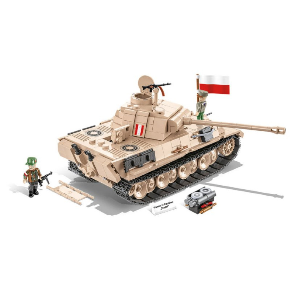 Конструктор Cobi Танк Пантера V – Пудель 1:28, 840 деталей (COBI-2568)