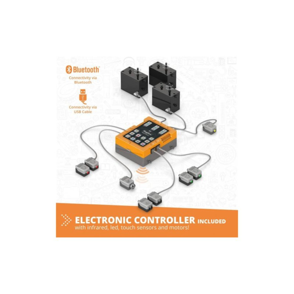 Конструктор Engino STEM&Robotics Pro Set v2 с аккумулятором (E30-1B)