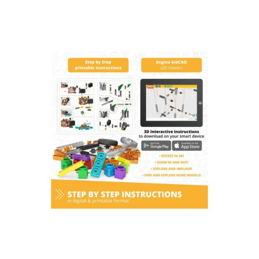 Конструктор Engino STEM& Роботицс Мини Сет в2 (E20)