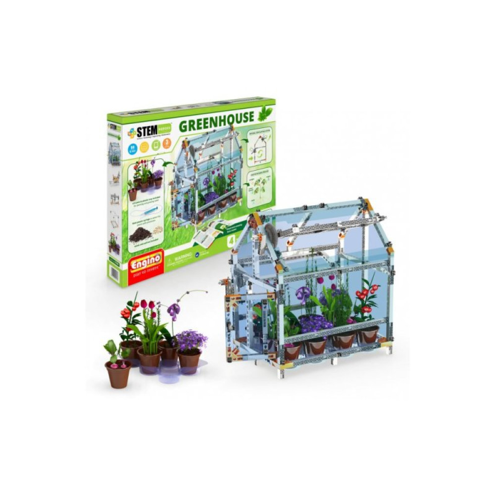 Конструктор Engino Stem Мини-теплица на 9 горшков (STH81)