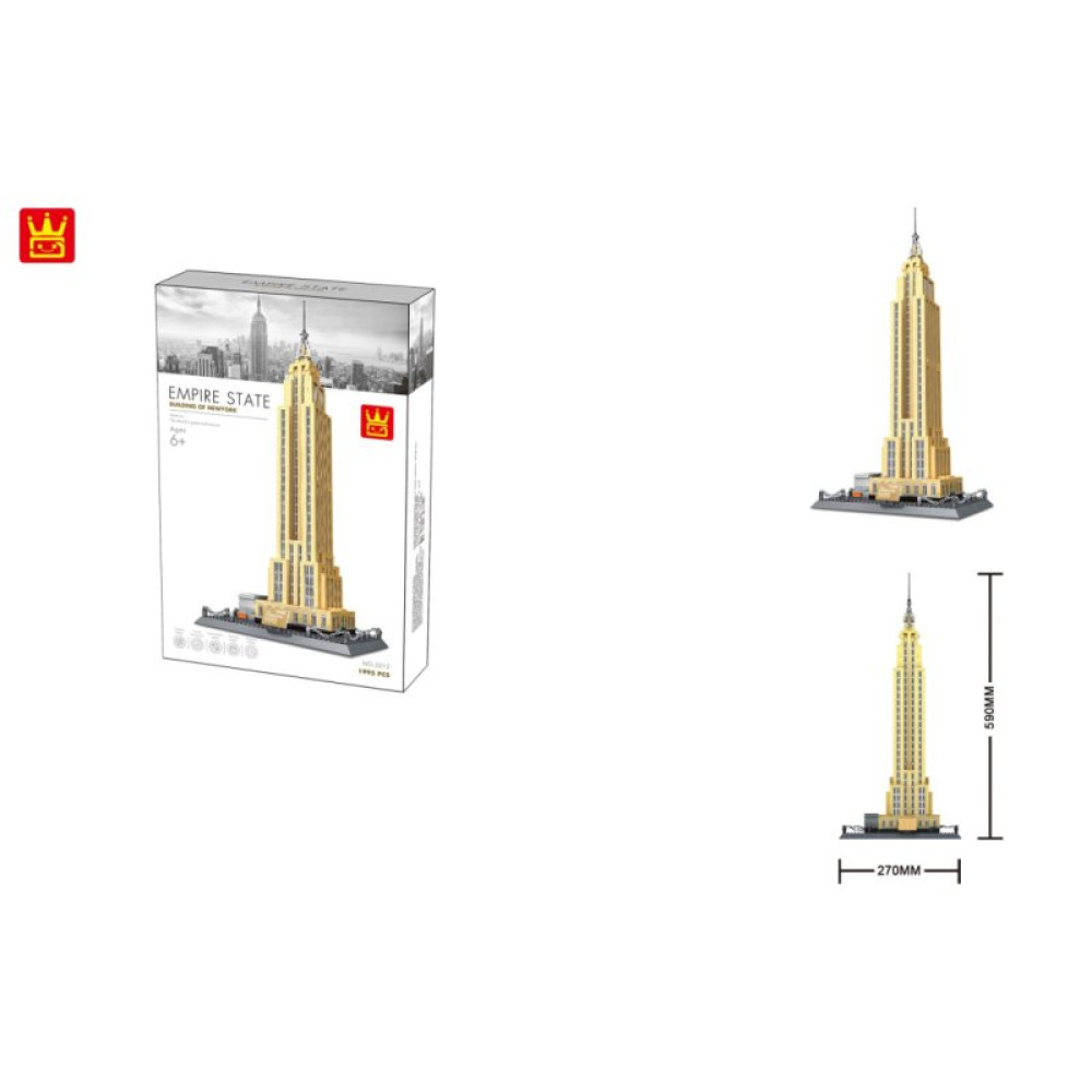 Конструктор Wange Эмпайр-стейт-билдинг, Нью-Йорк, США (WNG-Empire- State-Building)