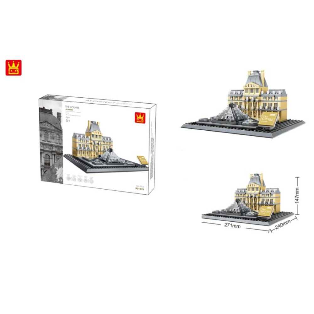 Конструктор Wange Парижско-французский Лувр (WNG-Louvre) Конструктор Wange Парижско-французский Лувр (WNG-Louvre)