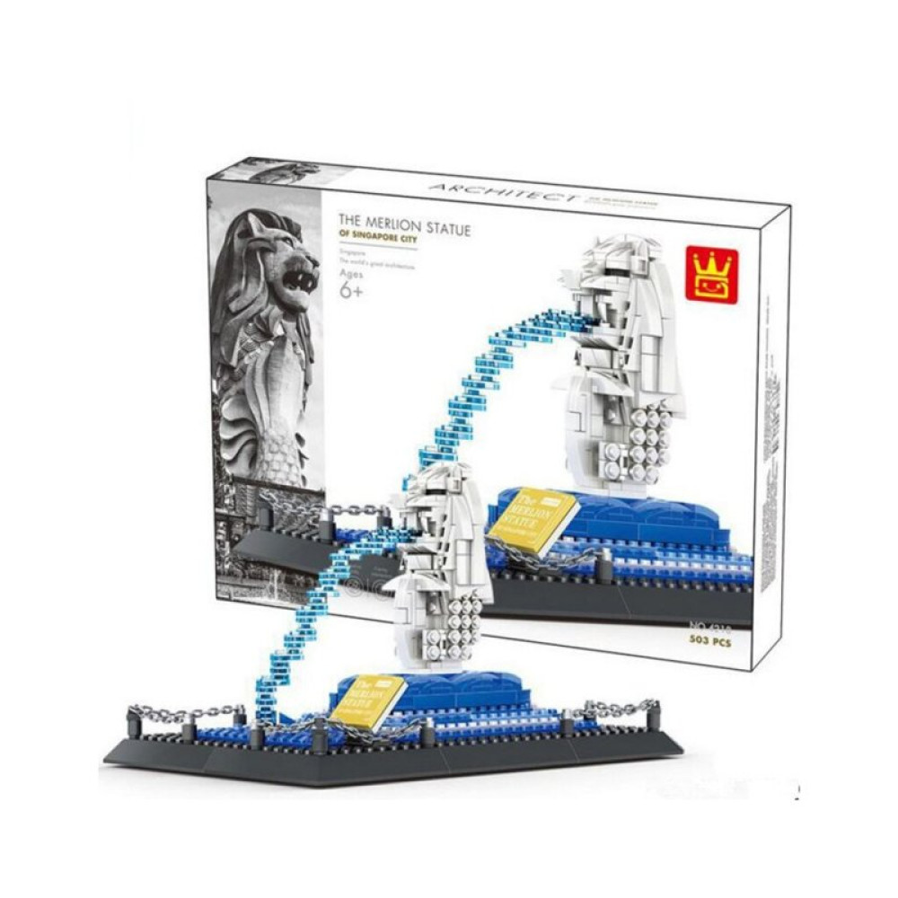 Конструктор Wange Статуя Мерлион, Сингапур (WNG-Merlion)