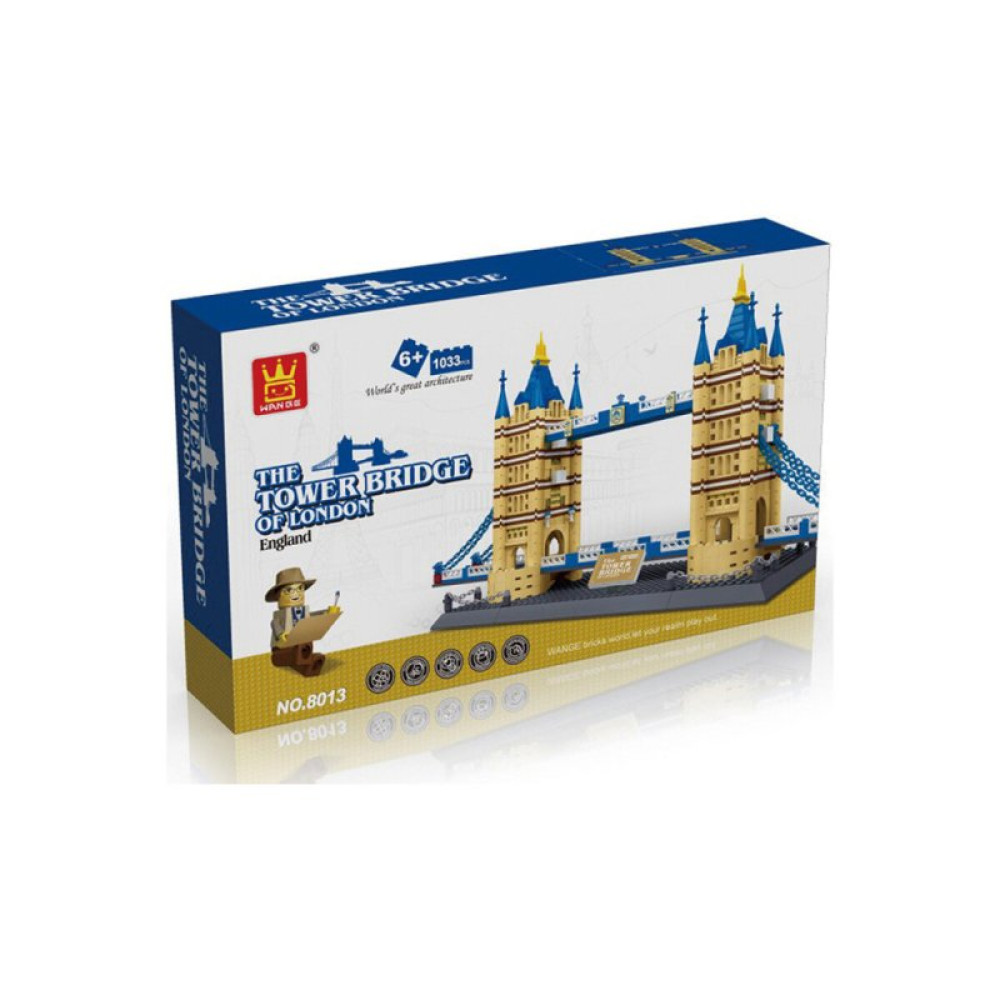 Конструктор Wange Тауэрский мост, Лондон, Англия (WNG-Tower-Bridge) Конструктор Wange Тауэрский мост, Лондон, Англия (WNG-Tower-Bridge)