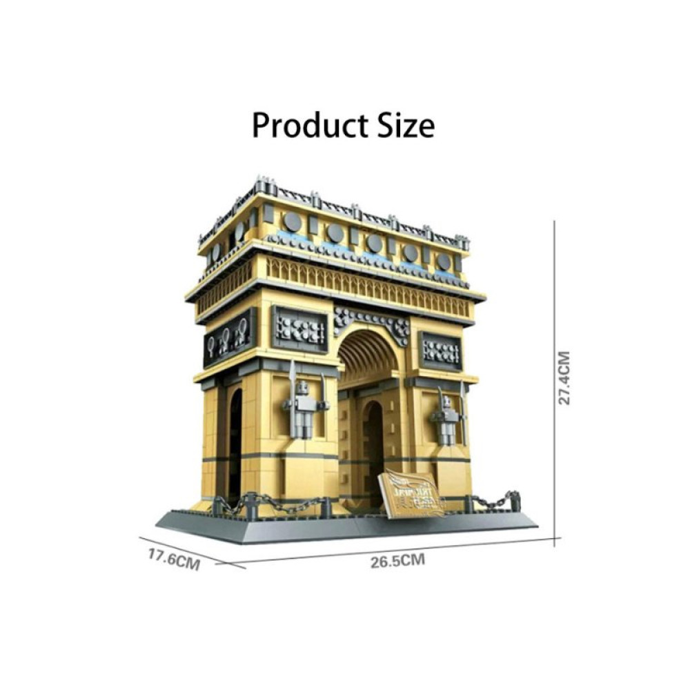 Конструктор Wange Триумфальная арка Парижа, Франция (WNG-Triomphe-Arc)