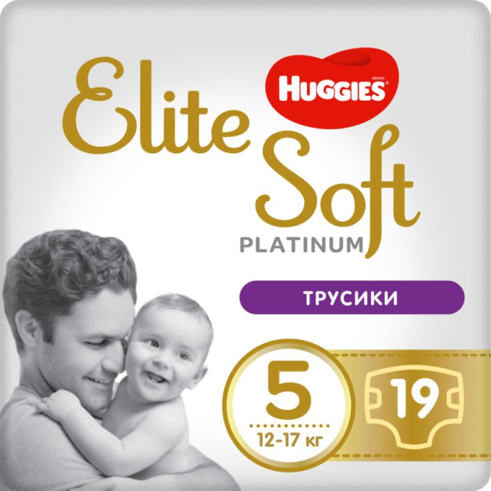 Підгузок Huggies Elite Soft Platinum Pants 5 (12-17 кг) 19 шт (5029053549194) Підгузок Huggies Elite Soft Platinum Pants 5 (12-17 кг) 19 шт (5029053549194)