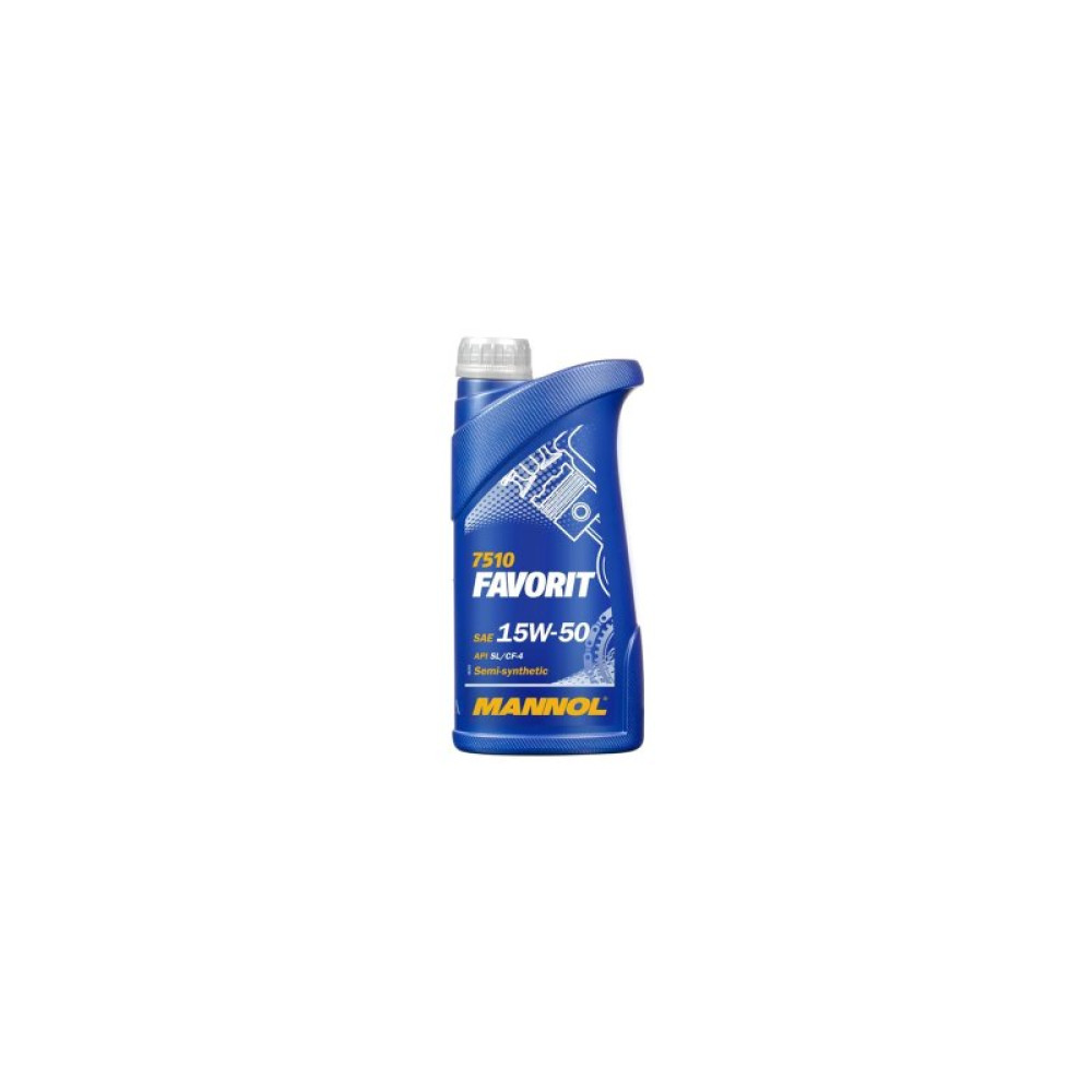 Моторна олива Mannol FAVORIT 1л 15W-50 (MN7510-1)