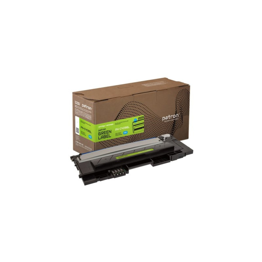 Тонер-картридж Patron Samsung CLT-409S Green Label, cyan (PN-C409GL)