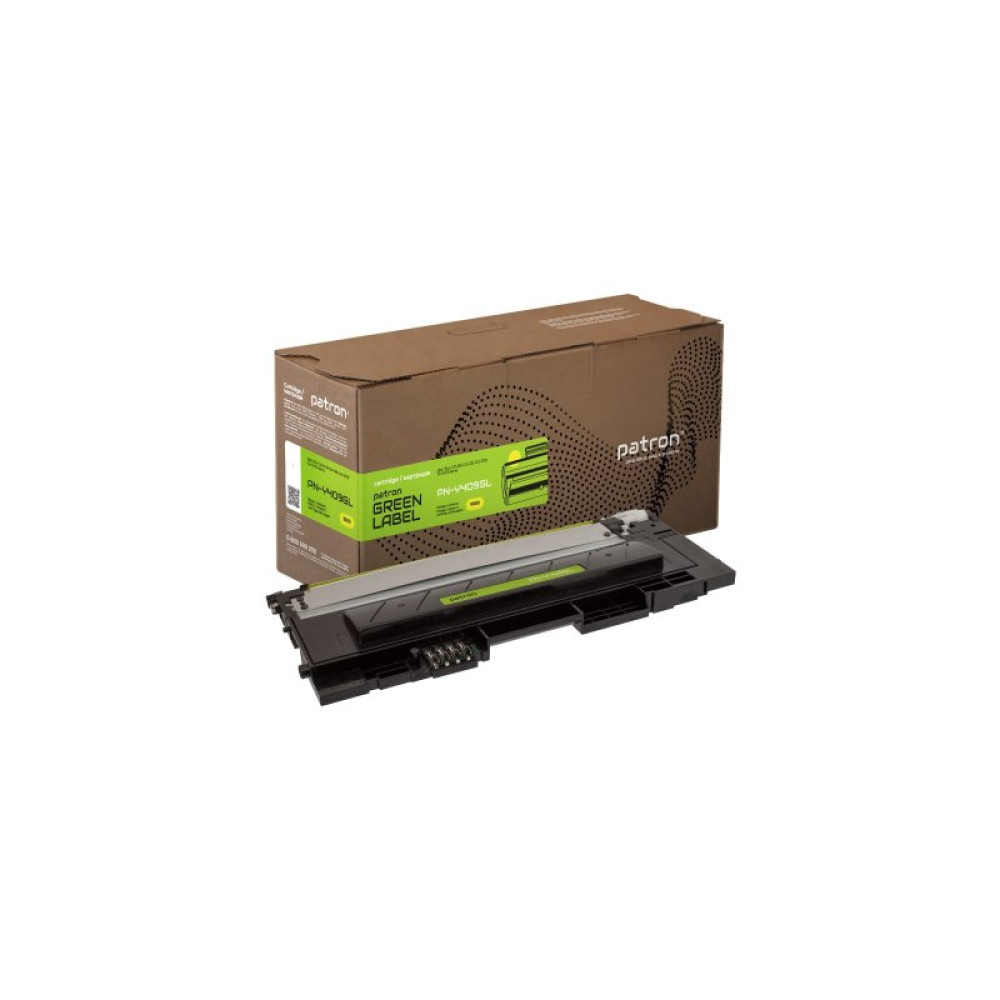 Тонер-картридж Patron Samsung CLT-409S Green Label, yellow (PN-Y409GL)