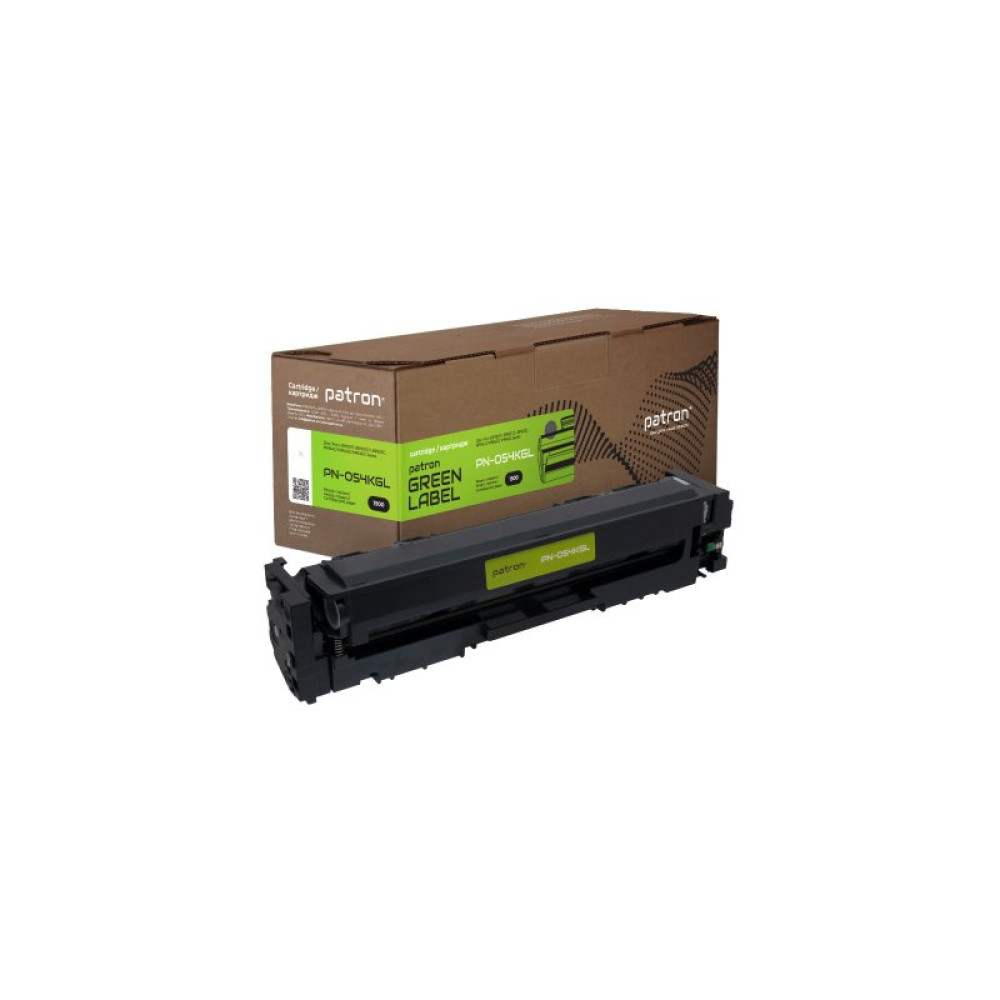 Картридж Patron Canon 054 Green Label, black (PN-054KGL)