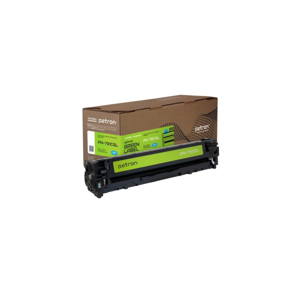 Картридж Patron Canon 731 Green Label, cyan (PN-731CGL)
