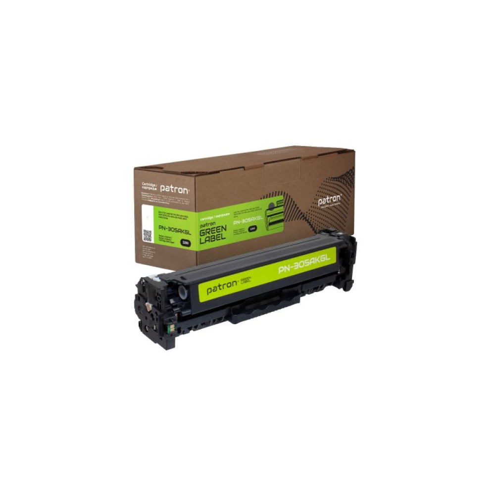 Картридж Patron HP 305A (CE410A) black Green Label (PN-305AKGL)