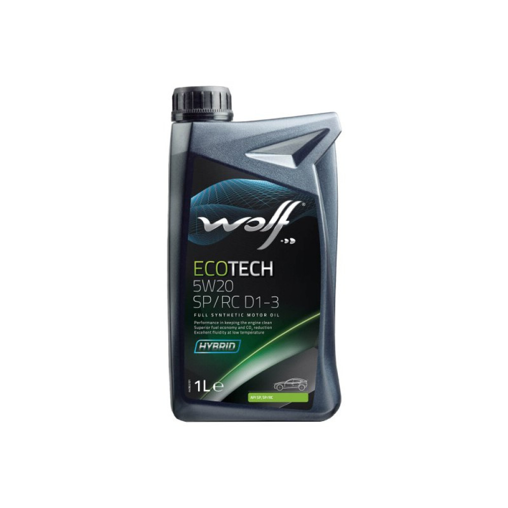 Моторна олива Wolf ECOTECH 5W20 SP/RC D1-3 1л (1050523)