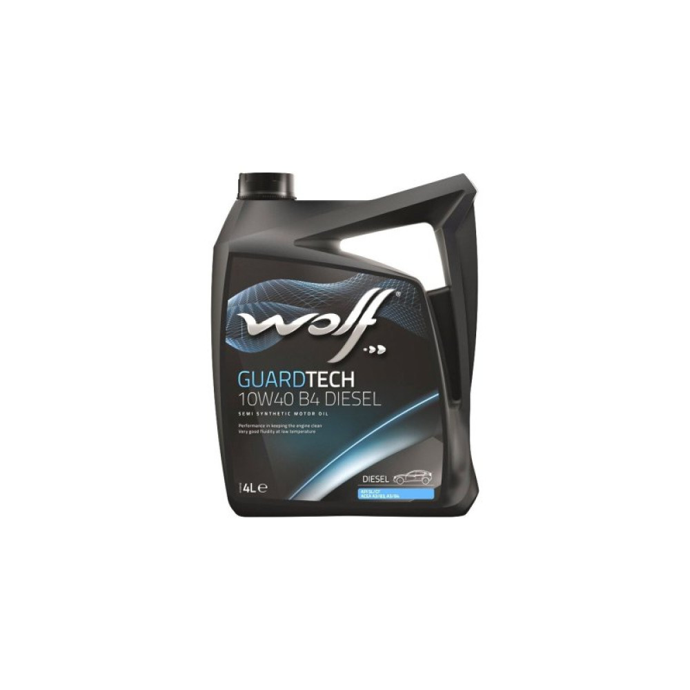 Моторное масло Wolf GUARDTECH 10W40 B4 DIESEL 4л (8303715)