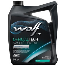 Моторное масло Wolf OFFICIALTECH 5W30 C2 EXTRA 4л (8339677)