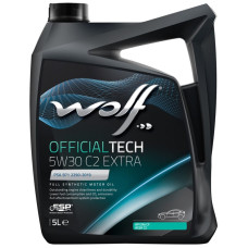 Моторное масло Wolf OFFICIALTECH 5W30 C2 EXTRA 5л (8339776)