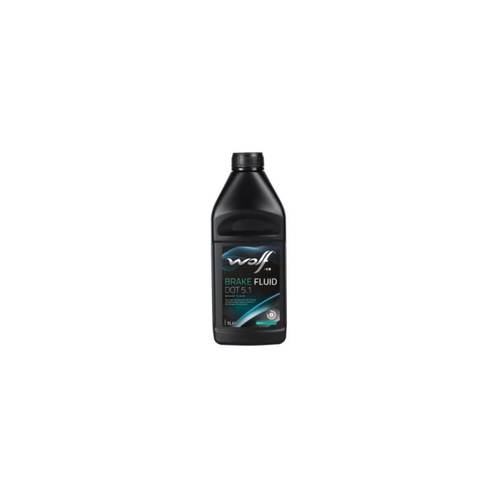 Гальмівна рідина Wolf BRAKE FLUID DOT 5.1 1л (8308307)