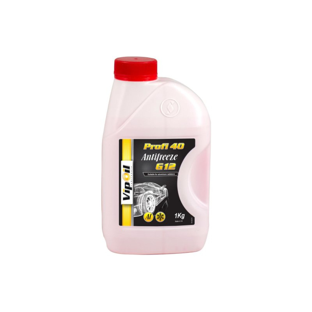 Антифриз VIPOIL G12 Profi 40 red 1кг (701402)