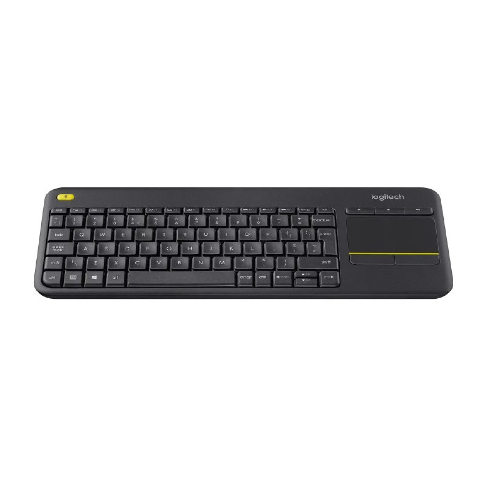 Клавиатура Logitech K400 Plus Touch Wireless UA Black (920-007145)