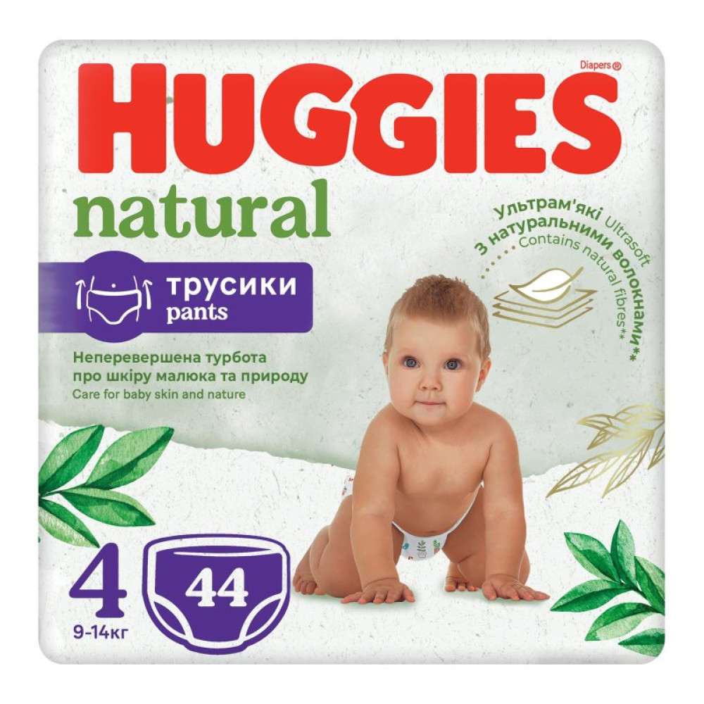 Подгузник Huggies Natural Pants Mega 4 (9-14 кг) 44 шт (5029053549569) Подгузник Huggies Natural Pants Mega 4 (9-14 кг) 44 шт (5029053549569)