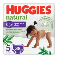 Підгузок Huggies Natural Pants Mega 5 (12-17 кг) 38 шт (5029053549583)