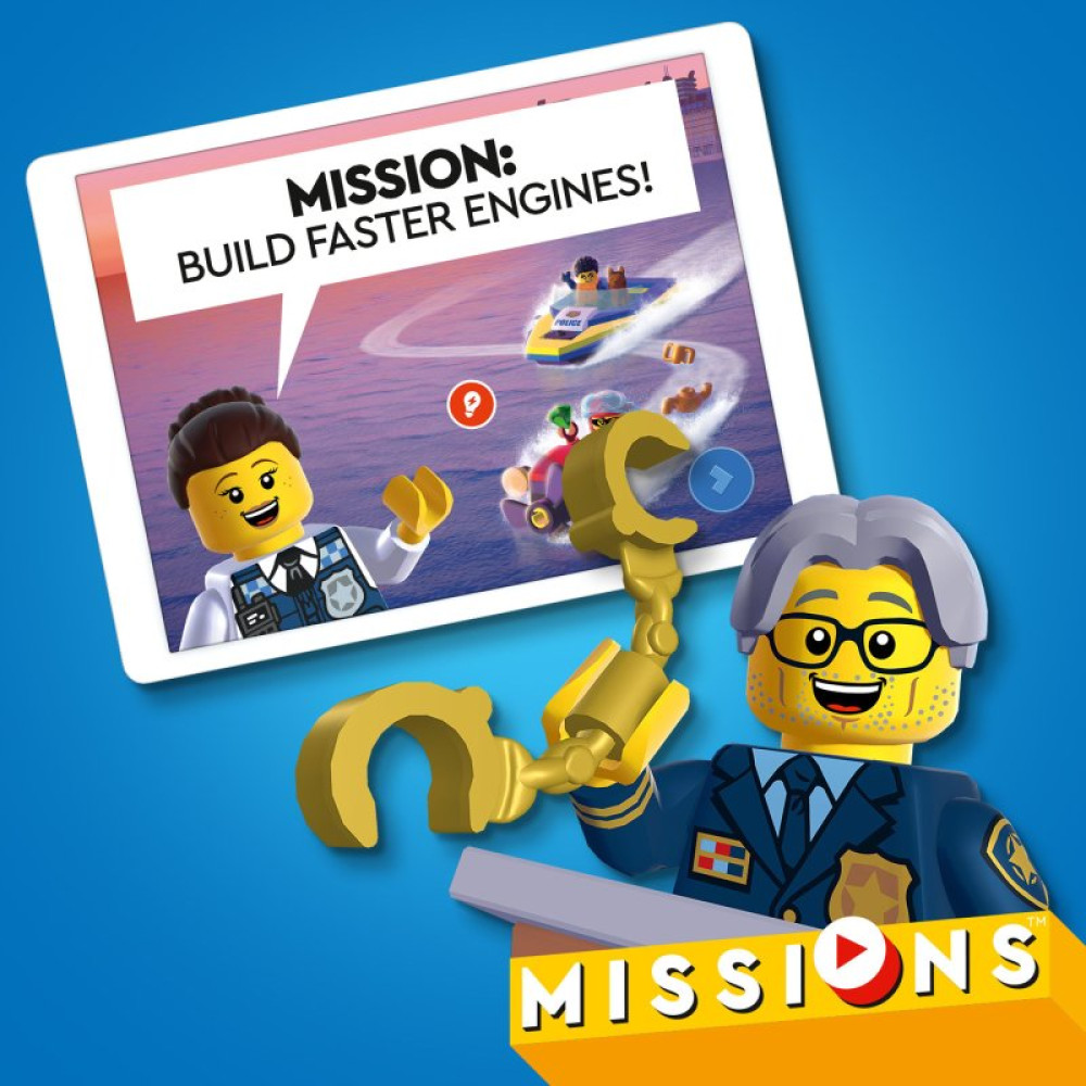 Конструктор LEGO City Missions Детективные миссии водной полиции 278 деталей (60355)