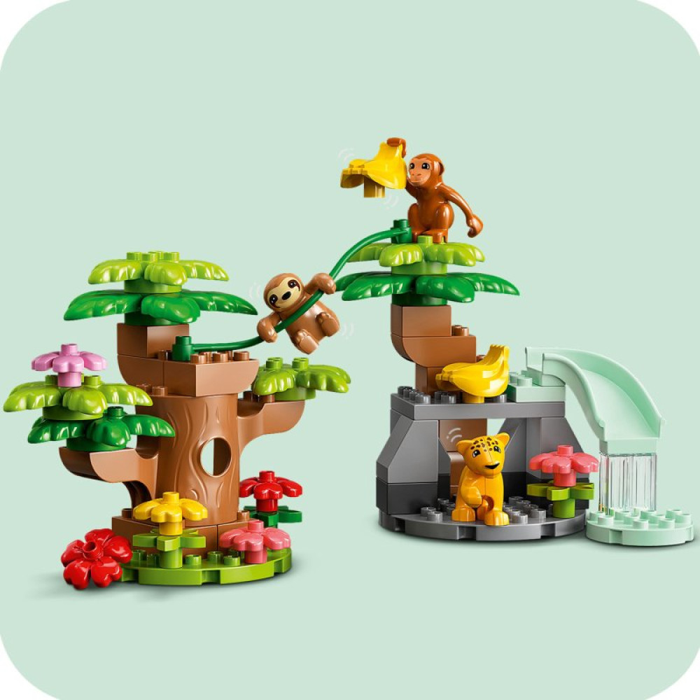 Конструктор LEGO DUPLO Дикие животные Южной Америки (10973)