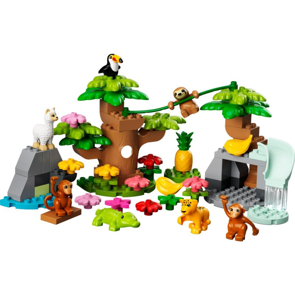 Конструктор LEGO DUPLO Дикие животные Южной Америки (10973)