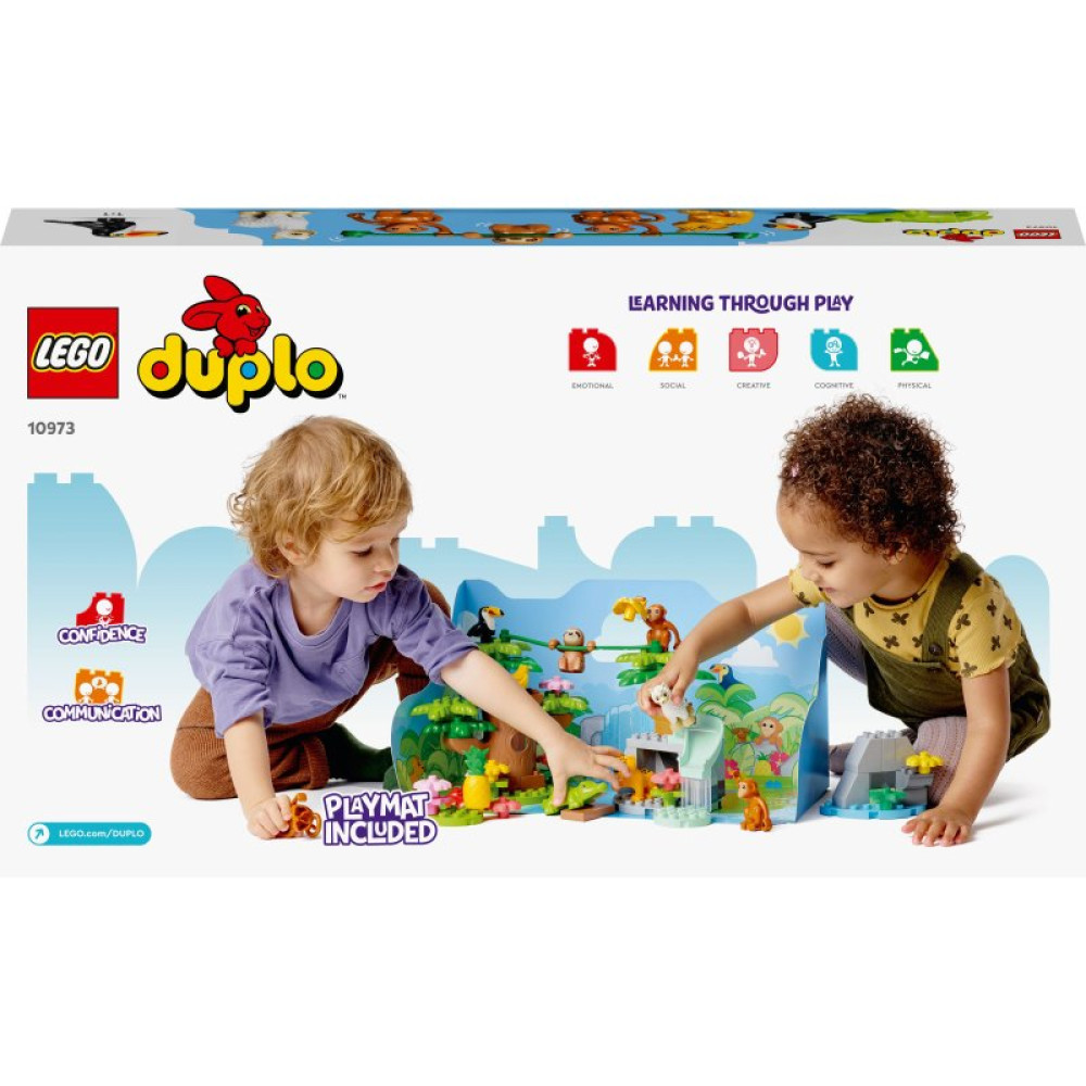 Конструктор LEGO DUPLO Дикие животные Южной Америки (10973)