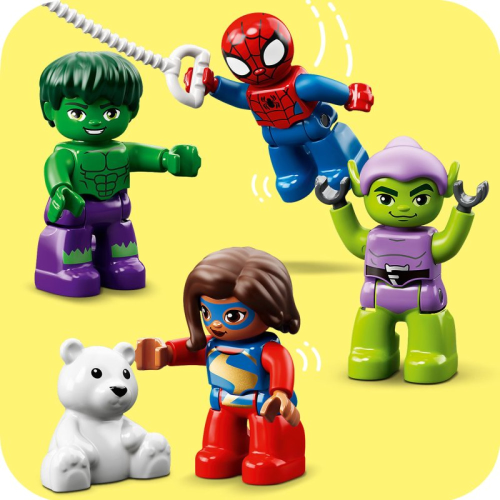 Конструктор LEGO DUPLO Super Heroes Человек-паук и друзья: Приключения на ярмарке 41 деталь (10963)