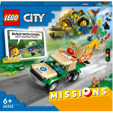 Конструктор LEGO City Missions Миссии спасения диких животных 246 деталей (60353)