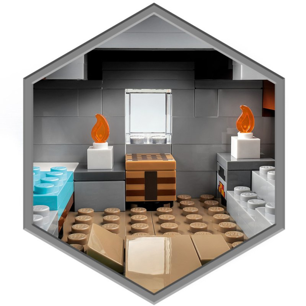 Конструктор LEGO Minecraft Покинутое село 422 деталей (21190)