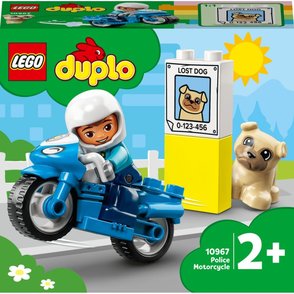 Конструктор LEGO DUPLO Town Полицейский мотоцикл 5 деталей (10967) Конструктор LEGO DUPLO Town Полицейский мотоцикл 5 деталей (10967)