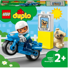 Конструктор LEGO DUPLO Town Полицейский мотоцикл 5 деталей (10967)