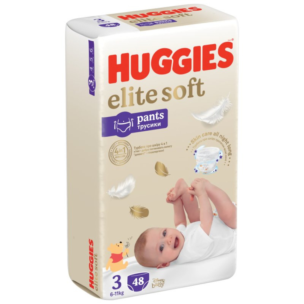 Подгузник Huggies Elite Soft 3 (6-11 кг) Mega 48 шт (5029053549293)