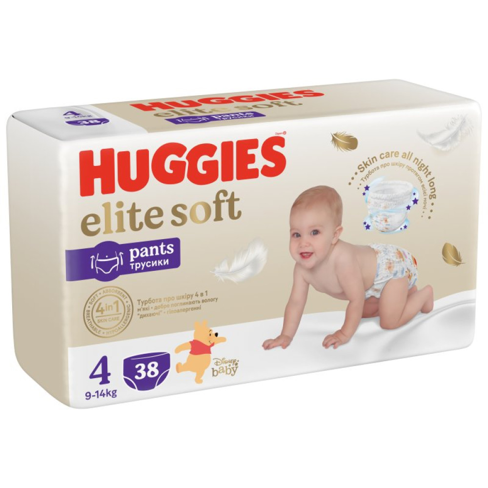 Подгузник Huggies Elite Soft 4 (9-14 кг) Mega 38 шт (5029053549323) Подгузник Huggies Elite Soft 4 (9-14 кг) Mega 38 шт (5029053549323)