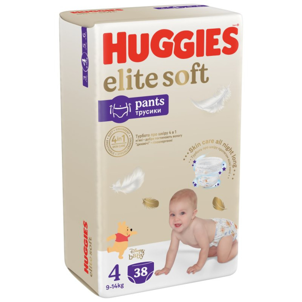 Подгузник Huggies Elite Soft 4 (9-14 кг) Mega 38 шт (5029053549323) Подгузник Huggies Elite Soft 4 (9-14 кг) Mega 38 шт (5029053549323)