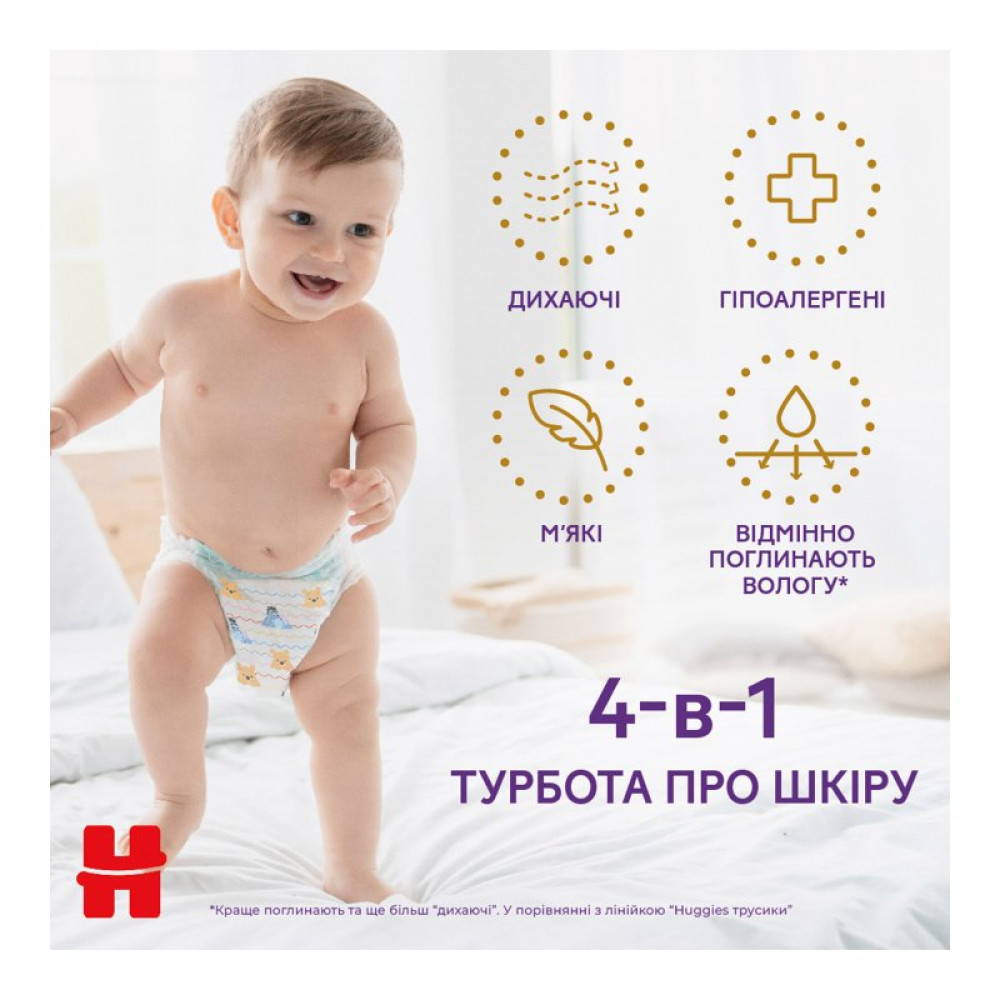 Подгузник Huggies Elite Soft 4 (9-14 кг) Mega 38 шт (5029053549323) Подгузник Huggies Elite Soft 4 (9-14 кг) Mega 38 шт (5029053549323)