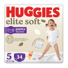 Подгузник Huggies Elite Soft 5 (12-17кг) Mega 34 шт (5029053549354)