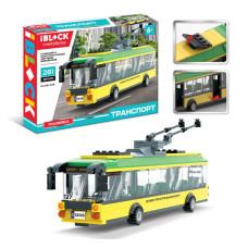 Конструктор iBlock Транспорт Тролейбус 281 деталей (PL-921-379)