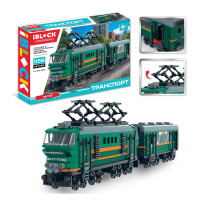 Конструктор iBlock Транспорт Поезд 1158 деталей (PL-921-384)