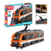 Конструктор iBlock Транспорт Швидкий потяг 448 деталей (PL-921-385)