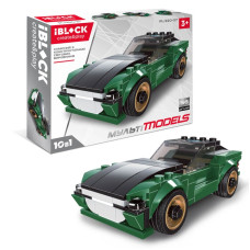 Конструктор iBlock Мульти models Машинка зеленая (PL-920-27)