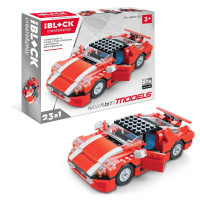 Конструктор iBlock Мульти models Машинка красно-белая (PL-920-32)