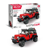 Конструктор iBlock Джип Вранглер красный (PL-921-308)