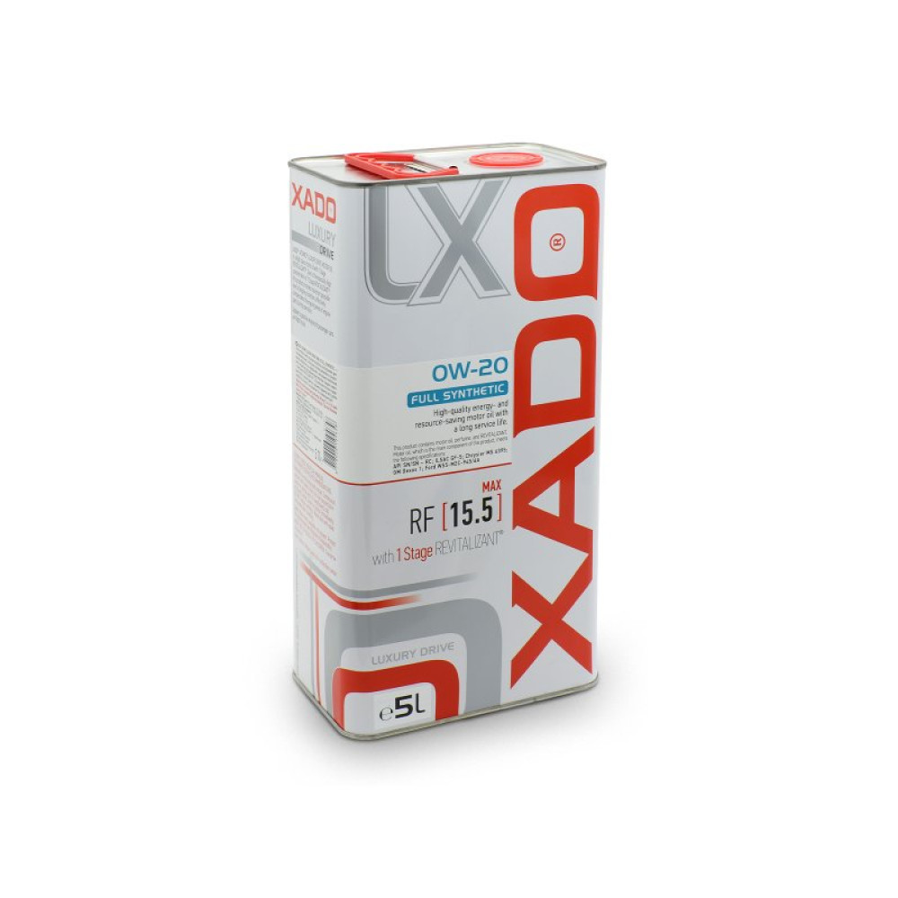 Моторна олива Xado 0W-20 Full Synthetic Luxury Drive 5 л (ХА 26377)