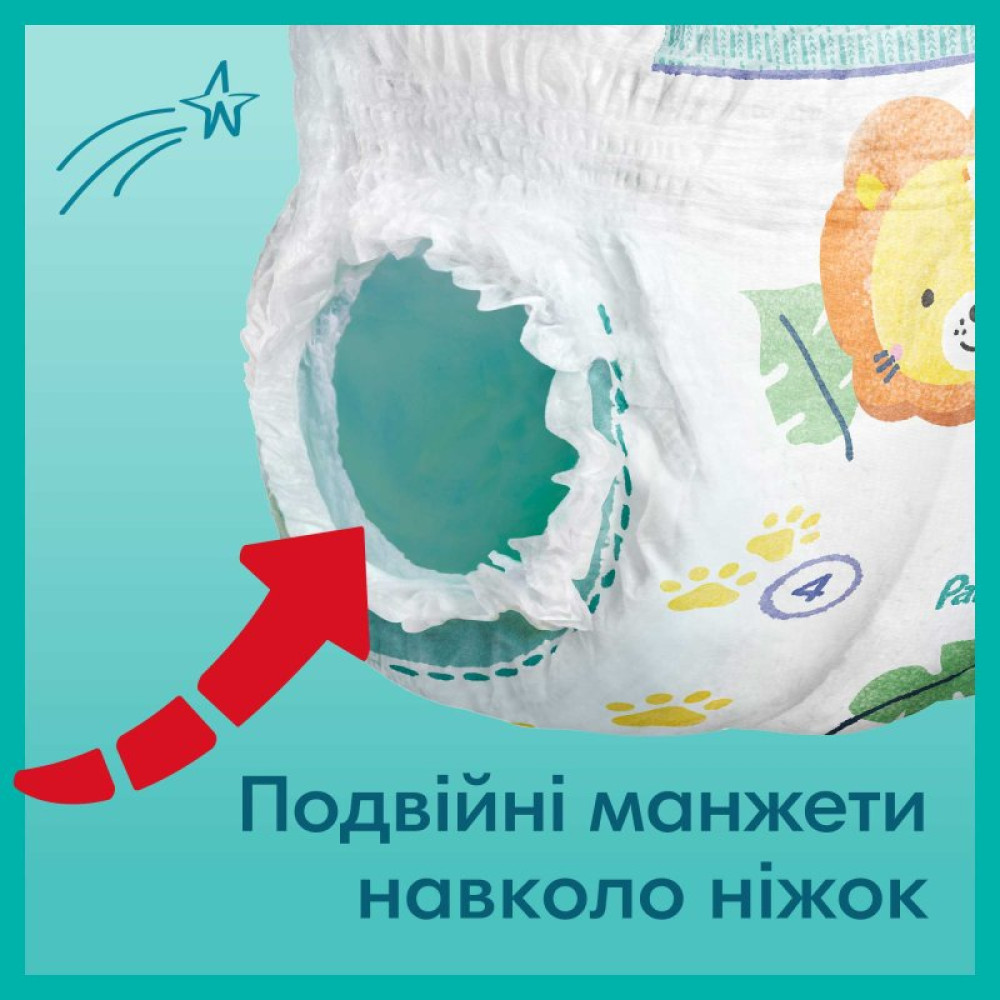 Підгузок Pampers Pants Midi Розмір 3 (6-11 кг) 204 шт (8006540497678)