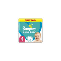 Подгузник Pampers Active Baby Maxi Размер 4 (9-14 кг) 76 шт (8001090949615)